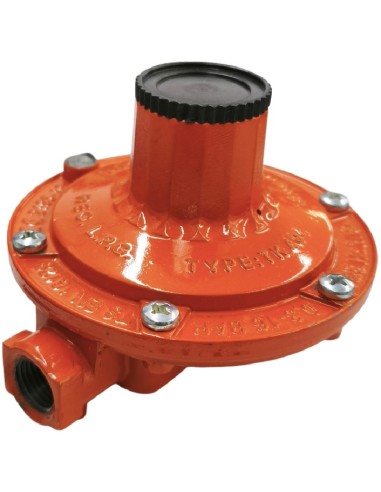 Régulateur de gaz type TK 404 50mbar débit 0-4 kg/h 1/4"-3/8"