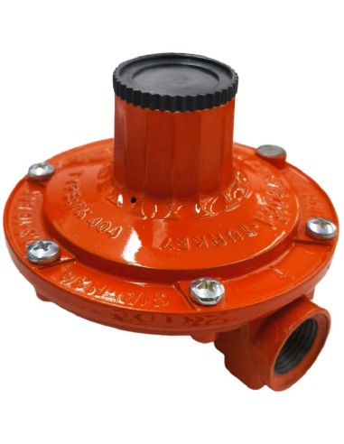 Regulador de gas tipo TK 404 50mbar salida 0-4 kg/h 1/4"-3/8"