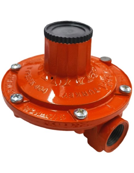 Régulateur de gaz type TK 404 50mbar débit 0-4 kg/h 1/4"-3/8"