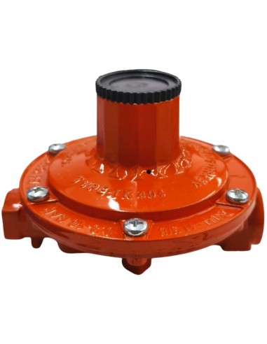 Regulador de gas tipo TK 404 50mbar salida 0-4 kg/h 1/4"-3/8"