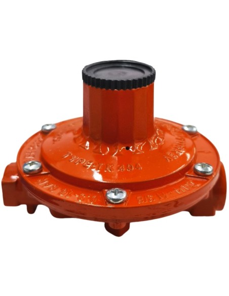 Regulador de gas tipo TK 404 50mbar salida 0-4 kg/h 1/4"-3/8"