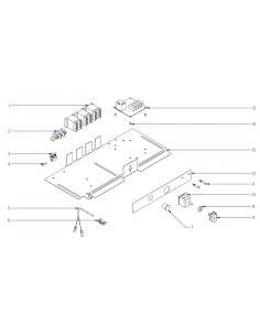 Control panel trim Dishwasher CO-500 12217891