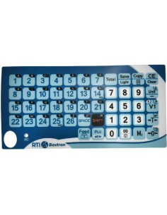Lexan front panel overlay Baxtran RTI scale