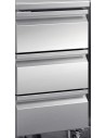 Kit de tiroir de table Gastronorm GN 3x1/3