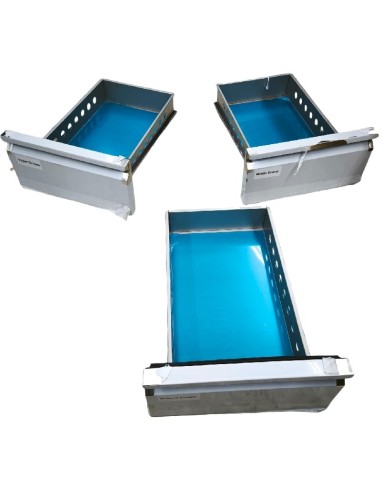 Gastronorm counter drawer kit GN 3x1/3 stainless steel