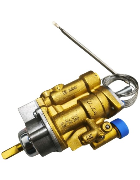 Grifo de gas ECA presión máxima 80mbar tipo SS 12/25