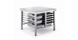 Mesa para hornos de acero inoxidable