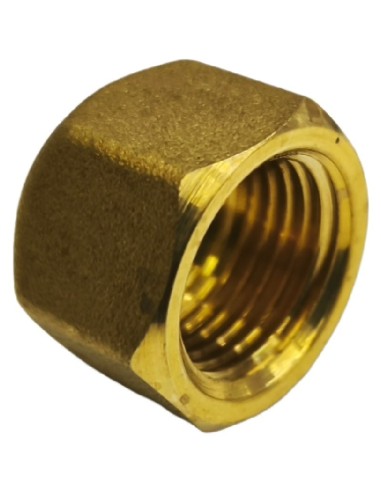 Brass fitting nut M16x1.5 for Ø10mm (3/8") pipe