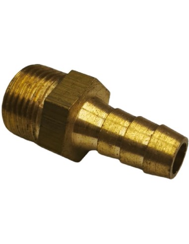 Fitting nozzle 3/8"G to Ø10mm hose barb