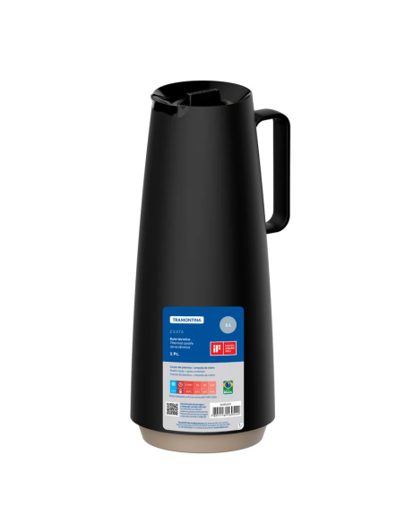 Jarra Térmica Exata Negra 1L