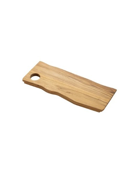 Tabla Rectangular Madera Teca Tramontina Savia 40x15 cm