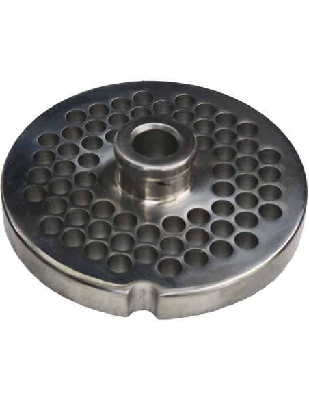 Grille hachoir à viande 22 trou 8mm avec ergot 1 encoche Inox Enterprise
