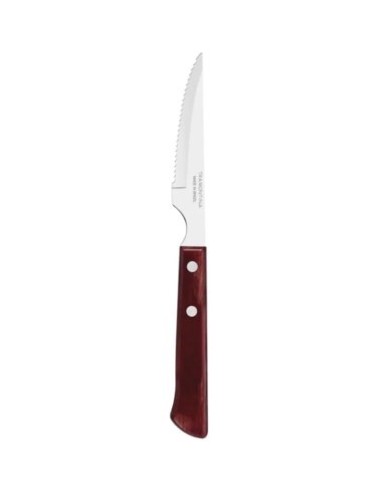 Cuchillo Carne y Pizza Tramontina Polywood Rojo 11cm