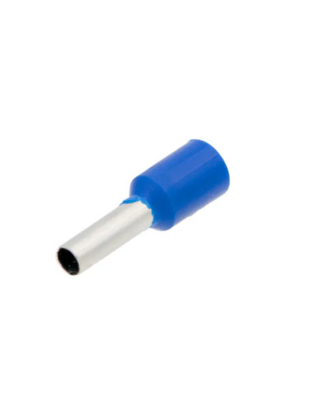 Insulated wire ferrule for 2.50 mm² cable blue AWG 14 (100 pcs)