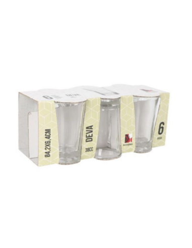 Set de 6 Vasos de Chupito Deva 38 cc