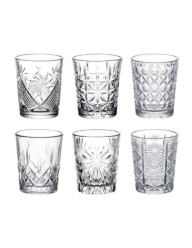 Set of 6 Assorted Omán 55 cc Shot Glasses – Commercial Glassware