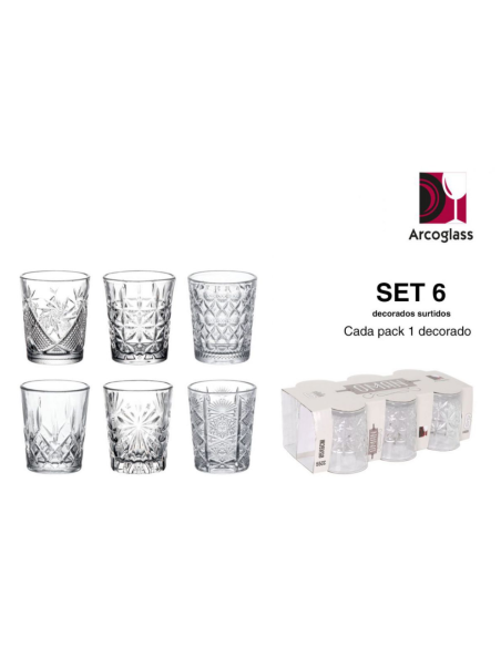 Set de 6 Vasos de Chupito 55 cc Omán
