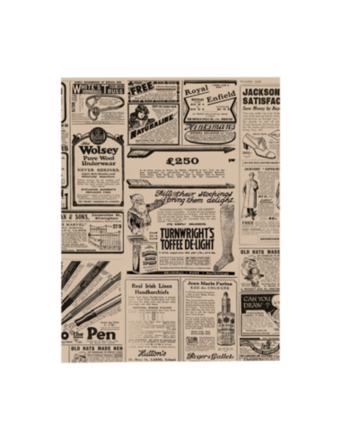 Papier Anti-Graisse Times Naturel 28x34 cm PFAS Free