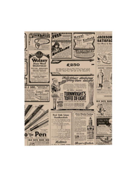 Papier Anti-Graisse Times Naturel 28x34 cm PFAS Free
