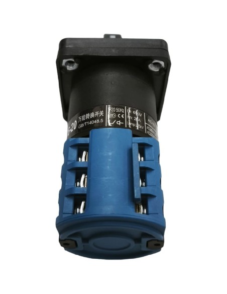 Conmutador giratorio 1-0-2 LW26-20 20A IP20 MG32