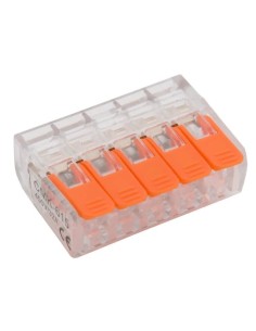 Borne de connexion 5 conducteurs à levier 2040028 (1 pièce)