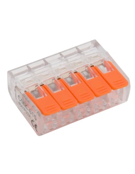 Borne de connexion 5 conducteurs à levier 2040028 (1 pièce)