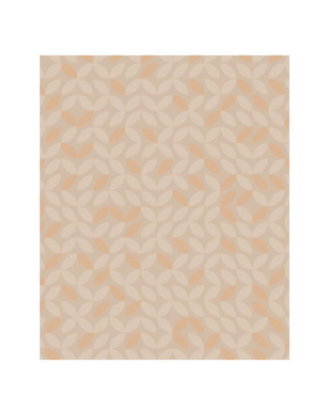 Papel antigrasa BASKET PFAS FREE 'LEAF' 38 g/m2 31x38 cm (1000 ud)