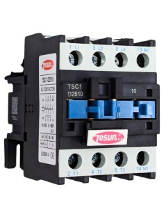 Contactor 230V AC3 25A main contacts 3NO auxiliary NO TSC1-D2510