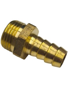 Boquilla racor 1/2"G salida espiga Ø14mm latón