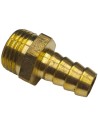Boquilla racor 1/2"G salida espiga Ø14mm latón