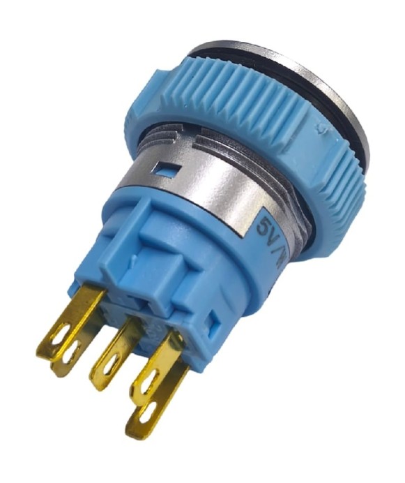 Bouton poussoir cycle court Fagor Edenox 12171805 DVL19F-11NL-SS-W5V 12171805