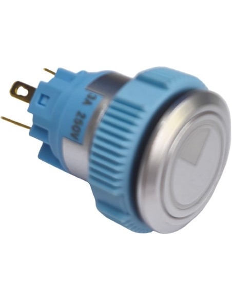 Bouton poussoir cycle court Fagor Edenox 12171805 DVL19F-11NL-SS-W5V 12171805