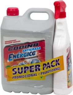 Super Pack Desengrasante Energic 5L + 750ml Pistola | Codina