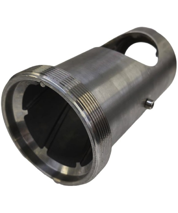 Corps de hachoir MG32 Cr Pas de vis 2,5 M114mm 7 rainures Ø58mm acier inoxydable