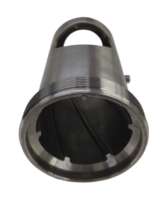 Boca picadora MG32 Cr Rosca Paso 2,5 M114mm 7 nervaduras Ø58mm acero inoxidable