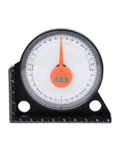 Nivel de ángulo magnético 0-90 grados 92x85x13mm acrílico + ABS negro