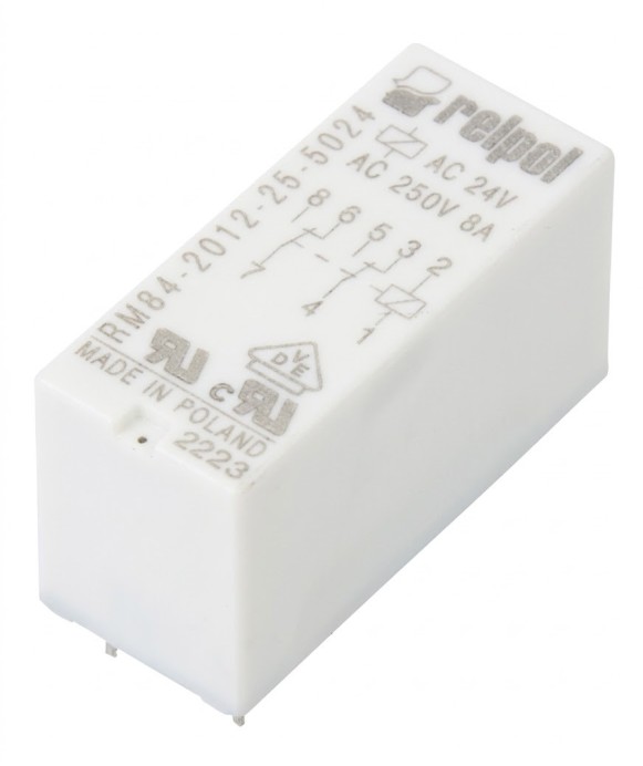 Relpol PCB relay RM84-2012-25-5024