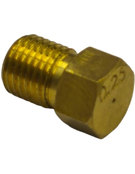 Inyector rosca M4,5x0,5mm Taladro 0,25mm Tamaño de llave 5mm