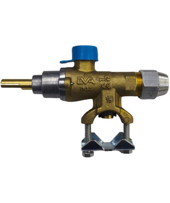 Robinet de gaz LVA type 21S LIVA 19.80 65mbr Thermocouple M8x1 Sans veilleuse 267.00025.22