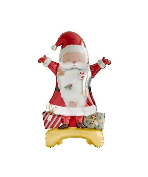 Globo foil sand pie Papa Noel