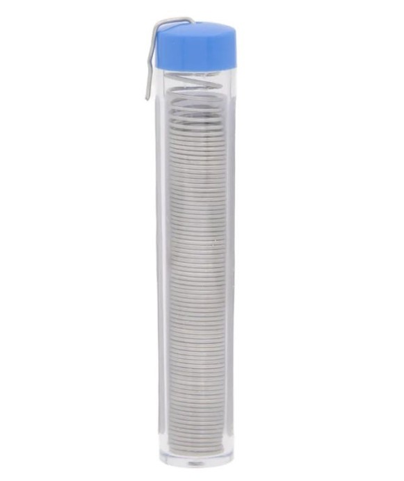 Tube de fil d'étain 1mm 15g - SN60PB40 FLUX2,2%
