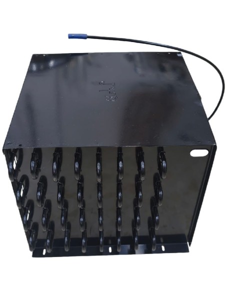 Forced air condenser steel tube 8x8 Black painted LC-850