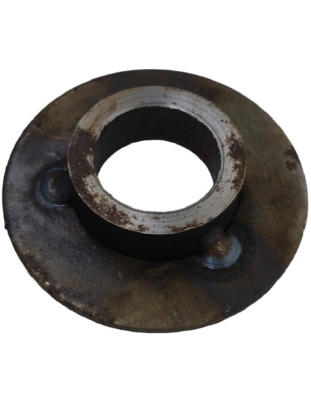 Washer with bushing for gear dough mixer shaft