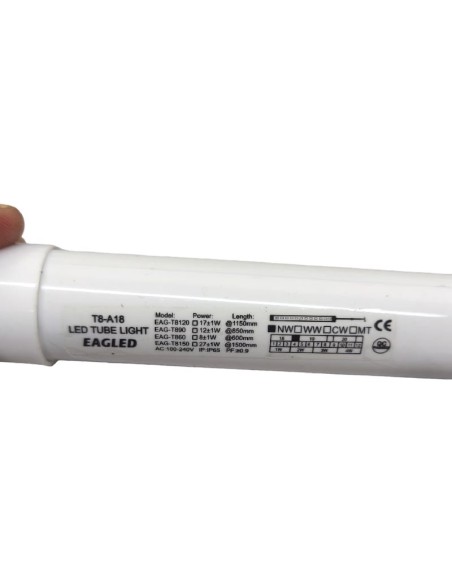 Tubo LED Estanco T8 1150 mm 100-240V AC