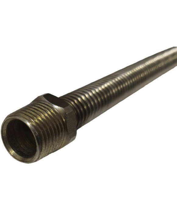 Flexible métallique pour gaz 1/2" - 1/2" 40 cm