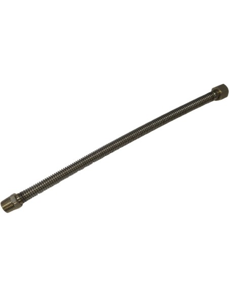 Metallic flexible gas hose 1/2" - 1/2" 40 cm