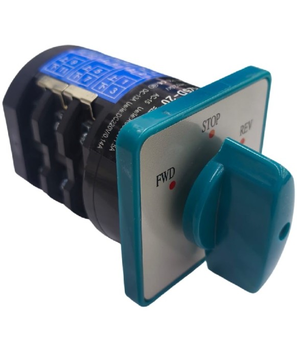 Commutateur rotatif 1-0-2 FWD-STOP-REV HZ5D-20 20A IP20 Cr
