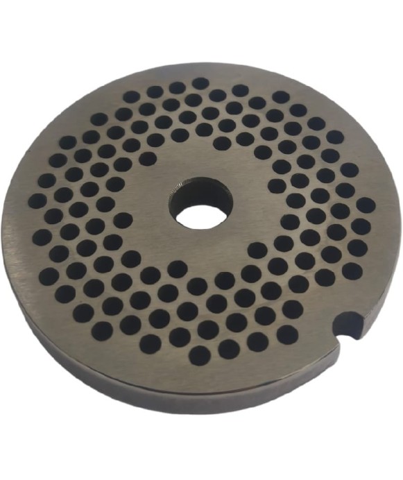 Grille hachoir à viande 8 Trous 3mm sans moyeu 1 Encoche Inoxydable Enterprise
