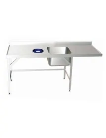 Mesa mural de prelavado