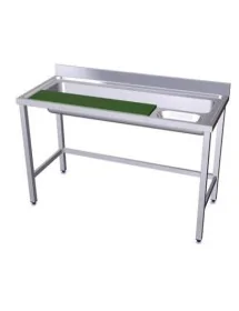 Mesa de preparación de verduras